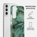 Ubud Jungle - Turquoise Samsung Galaxy S22 Plus Case 2