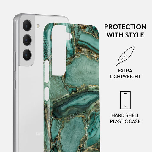 Ubud Jungle - Turquoise Samsung Galaxy S22 Plus Case 2