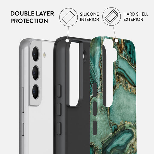 Ubud Jungle - Turquoise Samsung Galaxy S22 Plus Case 6