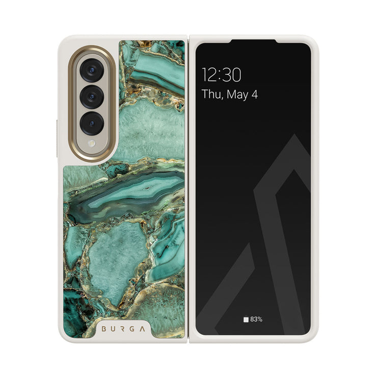 Ubud Jungle - Turquoise Samsung Galaxy Z Fold 4 Case