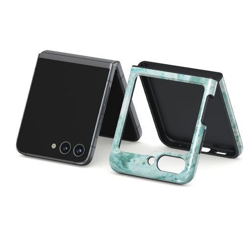 Uluwatu Waves - Teal Samsung Galaxy Z Flip 5 Case 11