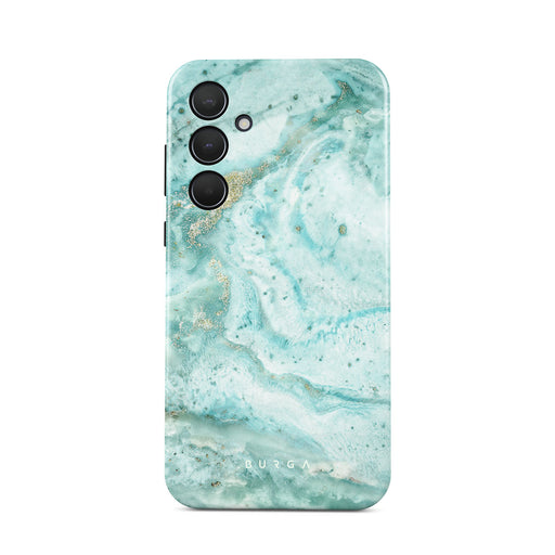 Uluwatu Waves - Teal Samsung Galaxy A35 Case 1