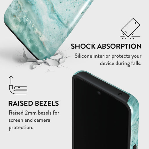 Uluwatu Waves - Teal Google Pixel 8 Pro Case 4