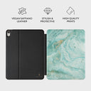 Uluwatu Waves - Teal iPad Air 11 (7th/6th Gen) Case 3