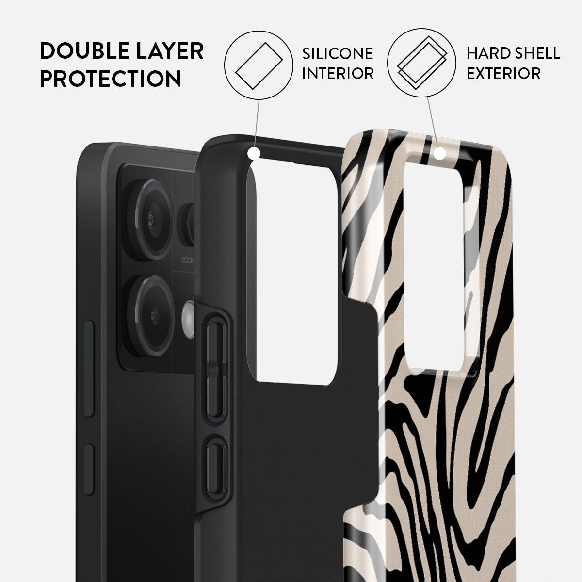 Custodia Xiaomi Redmi Note 13 Pro+ Plus 5G BORYA - Silicone Antiurto