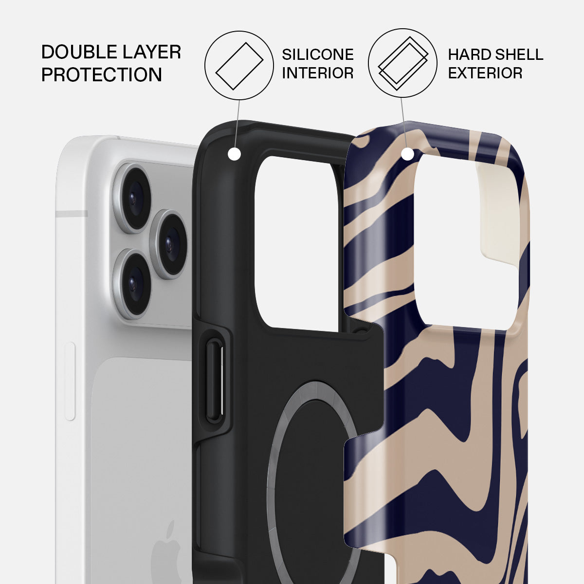 【新品・未使用】BURGA iPhone17ケース Navy Trench - Blue iPhone 17 Pro Case | BURGA
