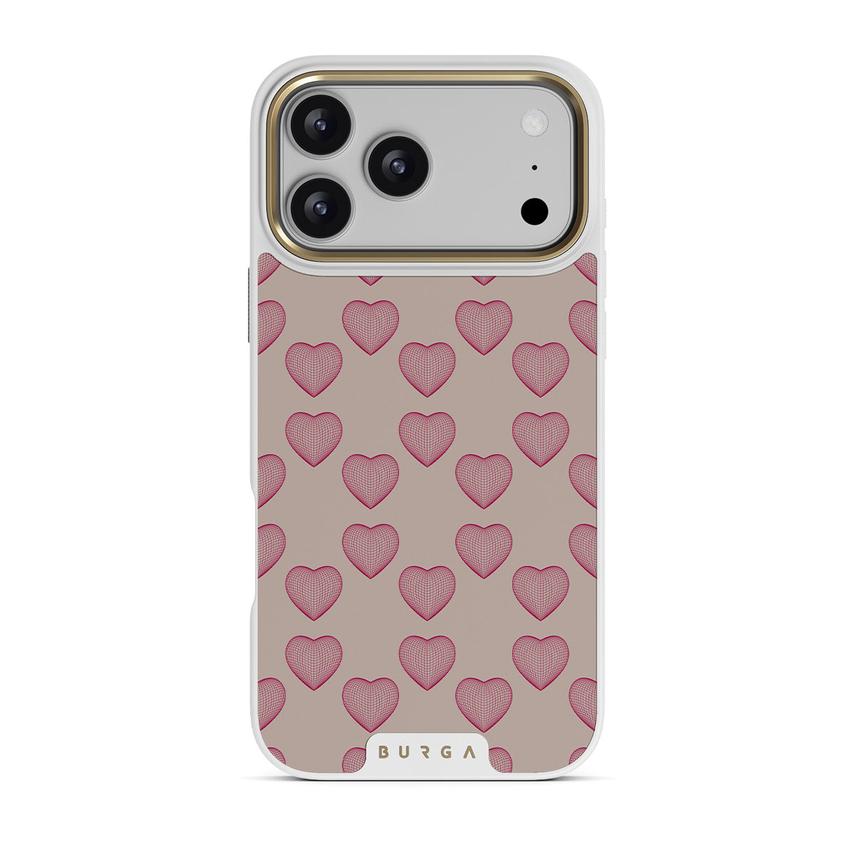 ブルガ BURGA iPhone17proケース ブラック ハート Cold Heart - iPhone 17 Pro Max Case | BURGA