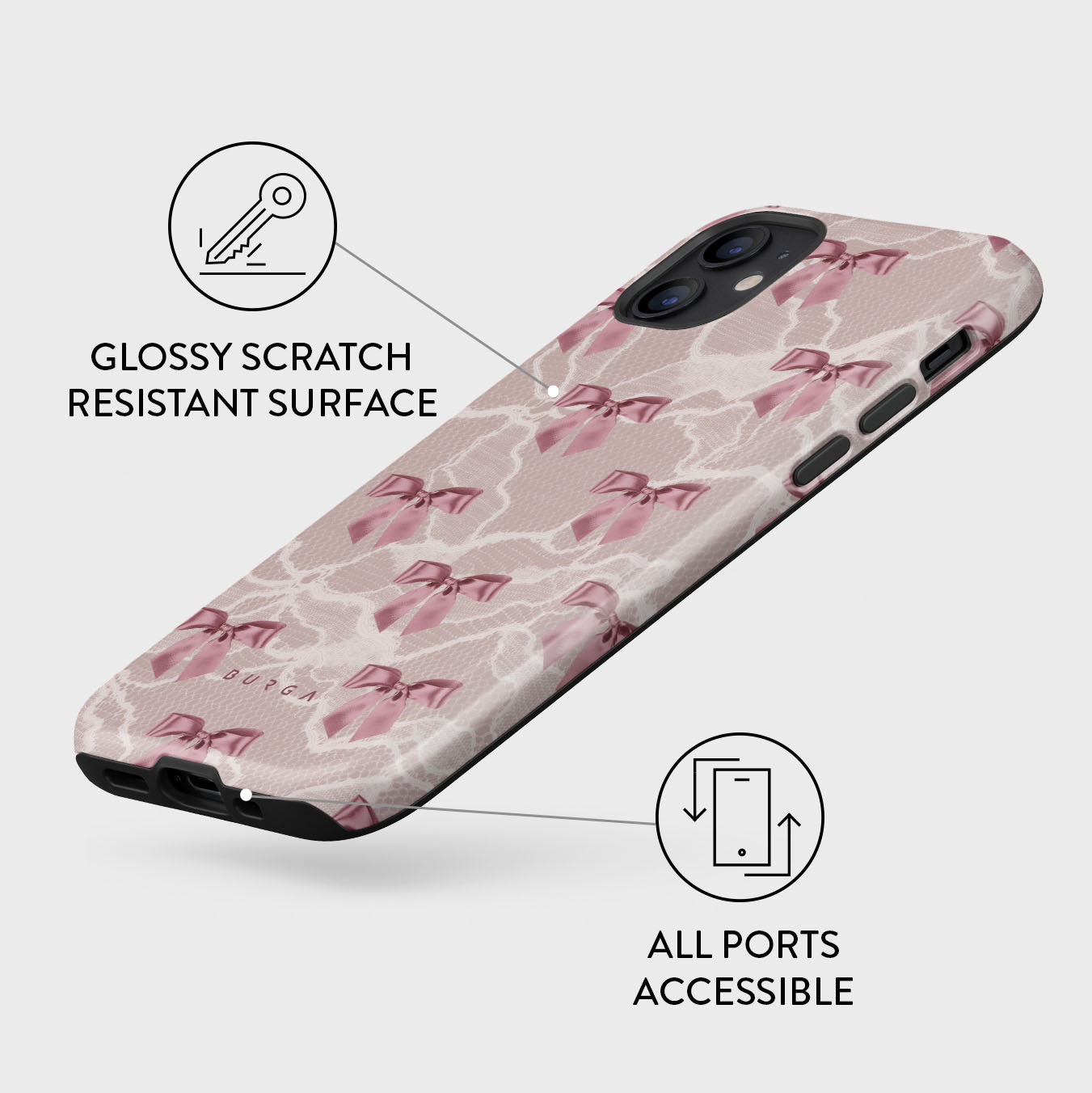Ballerina:iPhoneケース Ballerina - iPhone 12 Case | BURGA