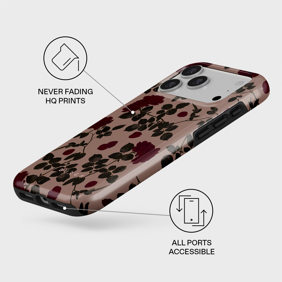 BURGA ヒョウ柄 iPhone17スマホケース Cougar - iPhone 17 Pro Max Case | BURGA