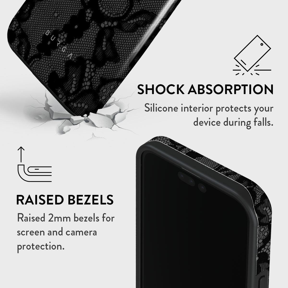 【新品未使用】BURGA - iPhone15Pro ケース Amazon.com: BURGA Unisex Phone Case for iPhone 15 Pro – Dual-Layer