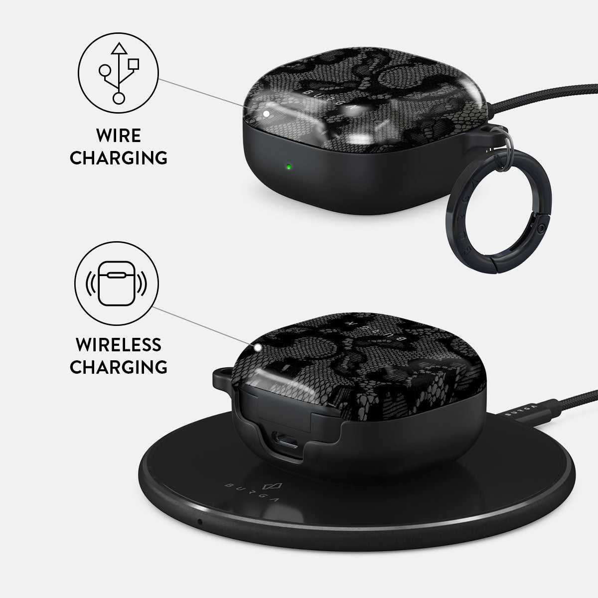 Magnetic - Samsung Galaxy Buds Pro Case Cover | BURGA