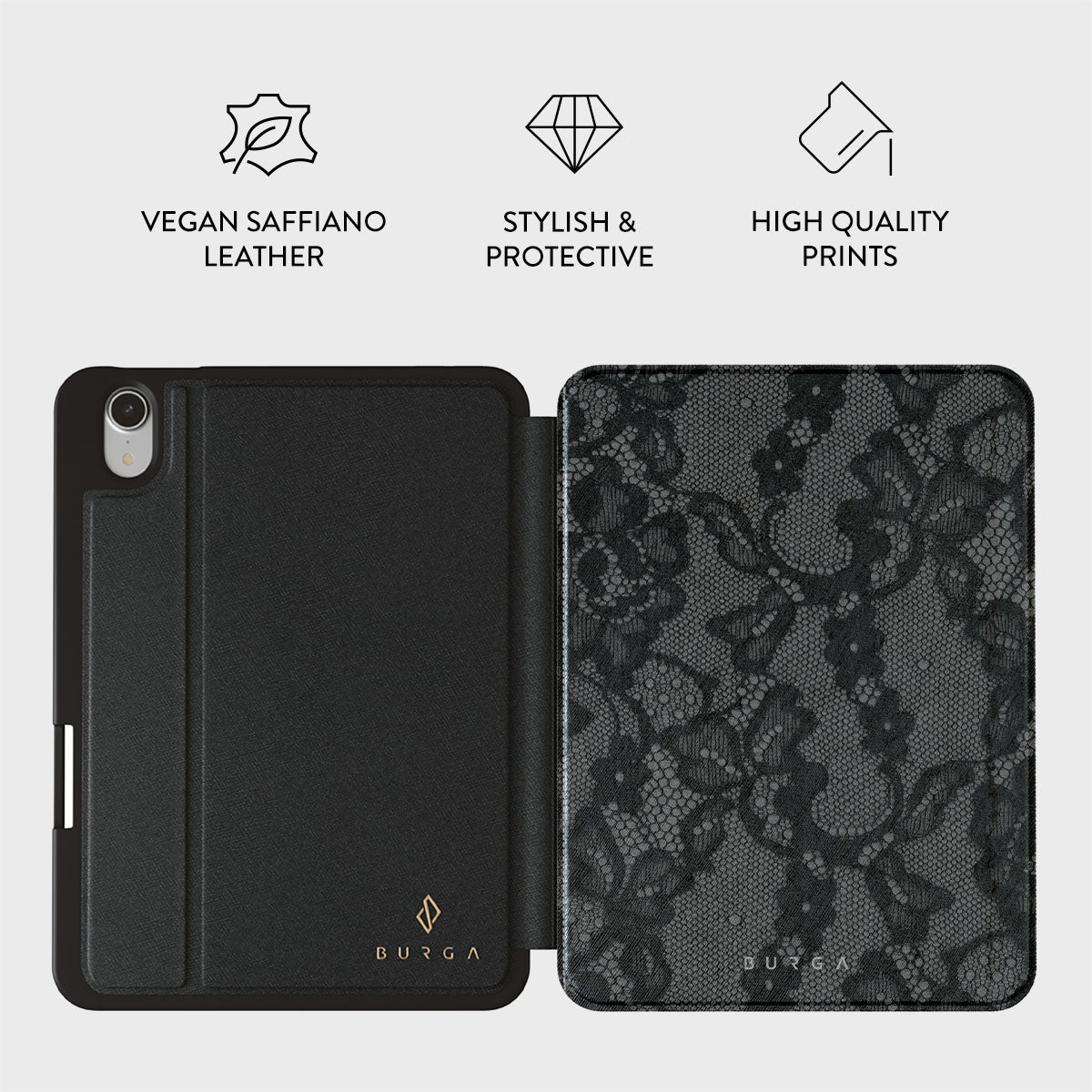 BURGA iPad mini6 のケース Magnetic - iPad Mini 8.3 (A17 Pro/6th Gen) Case | BURGA