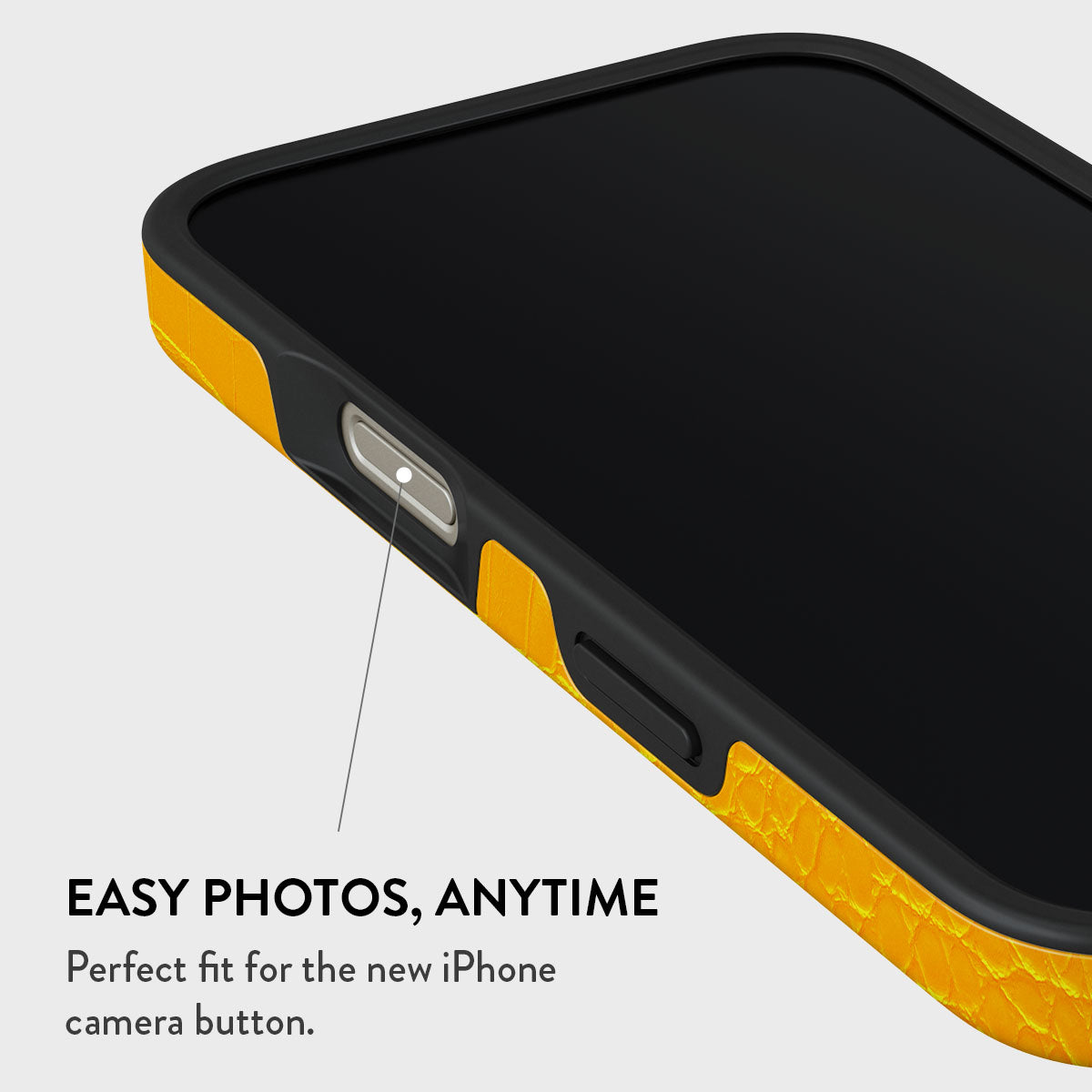 Canary Yellow - Snake Skin iPhone 16 Pro Max Case | BURGA
