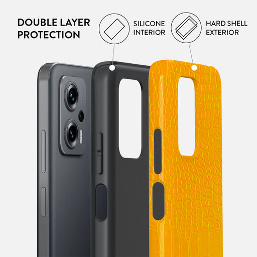 Canary Yellow - Snake Skin Xiaomi Redmi Note 11T Pro / 11T Pro+ Case 2
