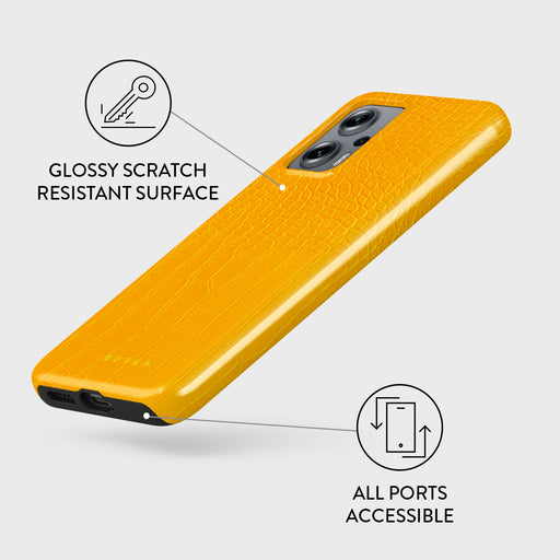 Canary Yellow - Snake Skin Xiaomi Redmi Note 11T Pro / 11T Pro+ Case 3