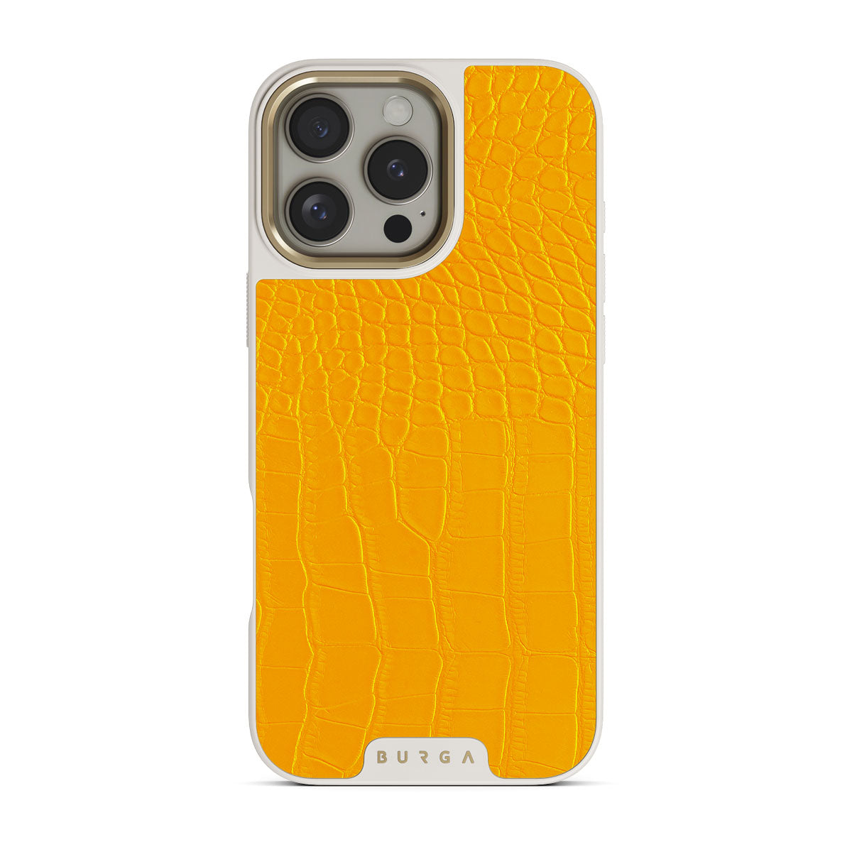 Canary Yellow - Snake Skin iPhone 16 Pro Max Case | BURGA
