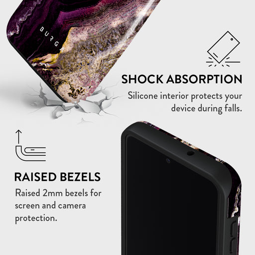 Purple Skies - Marble Samsung Galaxy S23 Plus Case 8
