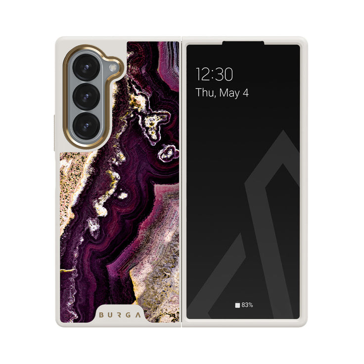 Purple Skies - Marble Samsung Galaxy Z Fold 6 Case