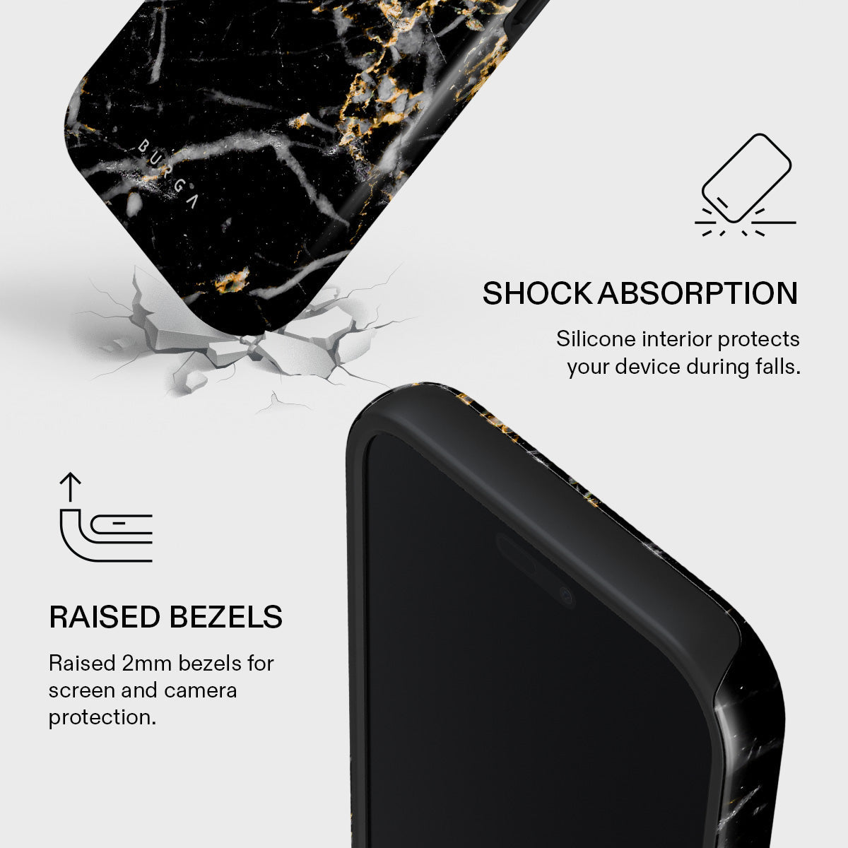 Make A Wish - Gold Marble iPhone 17 Pro Max Case | BURGA