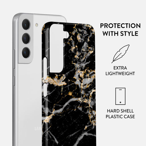 Make A Wish - Gold Marble Samsung Galaxy S22 Plus Case 2