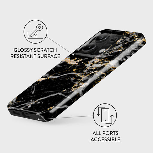 Make A Wish - Gold Marble Xiaomi Redmi Note 13 Pro 5G Case 3