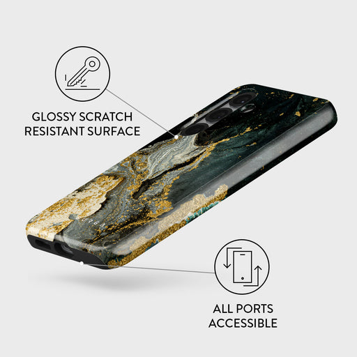 Northern Lights - Marble Samsung Galaxy S25 Plus Case 3