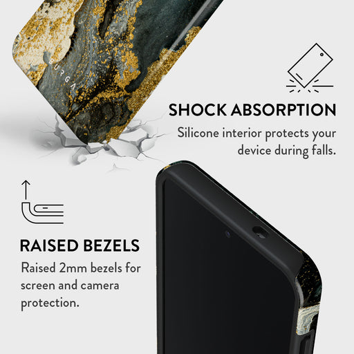Northern Lights - Marble Samsung Galaxy S25 Plus Case 4