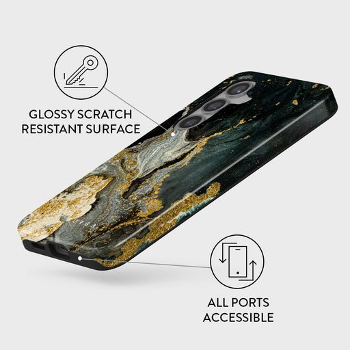 Northern Lights - Marble Samsung Galaxy S24 Plus Case 7