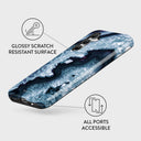 Frozen Lake - Gray Marble Samsung Galaxy A55 Case 3