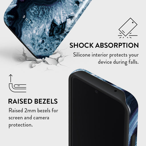 Frozen Lake - Gray Marble Samsung Galaxy A55 Case 4