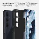 Frozen Lake - Gray Marble Samsung Galaxy A35 Case 2