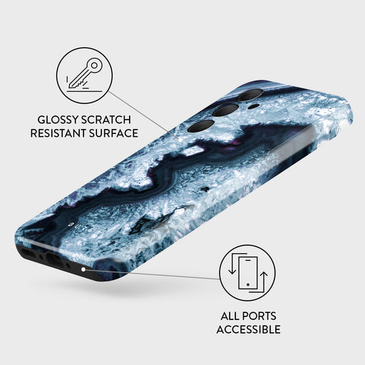 Frozen Lake - Gray Marble Samsung Galaxy A35 Case 3