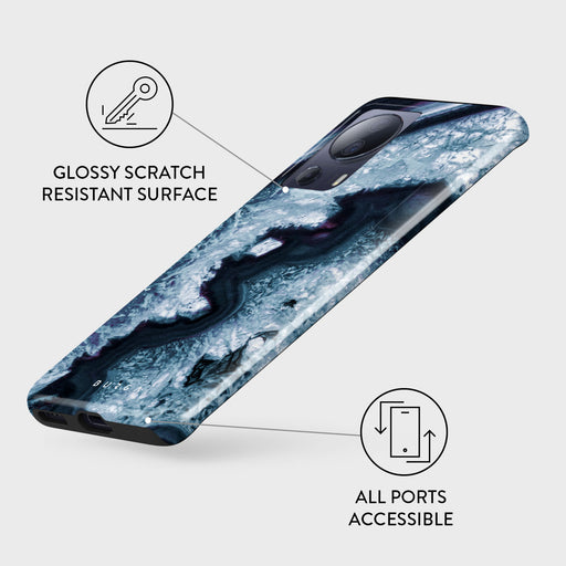 Frozen Lake - Gray Marble Xiaomi 13 Lite Case 3