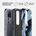 Frozen Lake - Gray Marble Xiaomi 12T Case 2