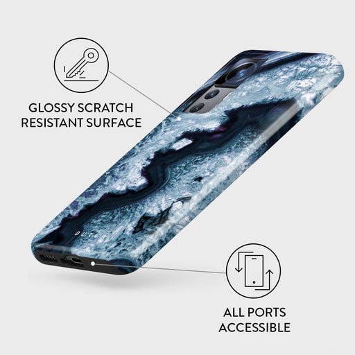 Frozen Lake - Gray Marble Xiaomi 12T Case 3