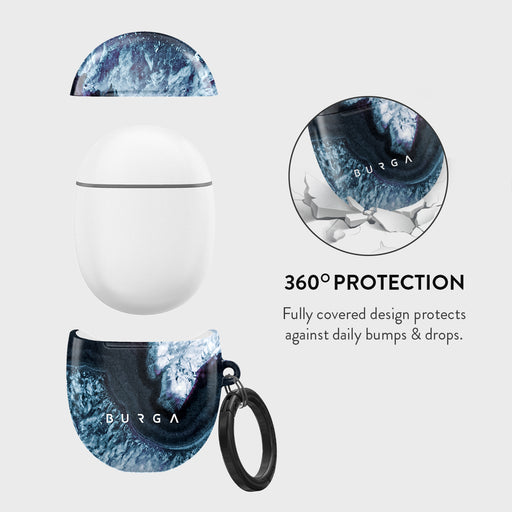 Frozen Lake - Gray Marble Google Pixel Buds Pro Case 2