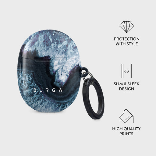 Frozen Lake - Gray Marble Google Pixel Buds Pro Case 4