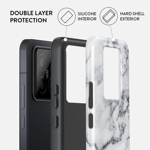White Winter - Classy Marble Xiaomi 14 Pro Case 2