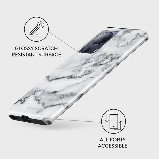 White Winter - Classy Marble Xiaomi 13 Lite Case 3