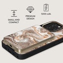 Cappuccino - Magnetic Power Bank 7