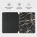 Make A Wish - Gold Marble iPad Pro 12.9 (4th/3rd Gen) Case 2