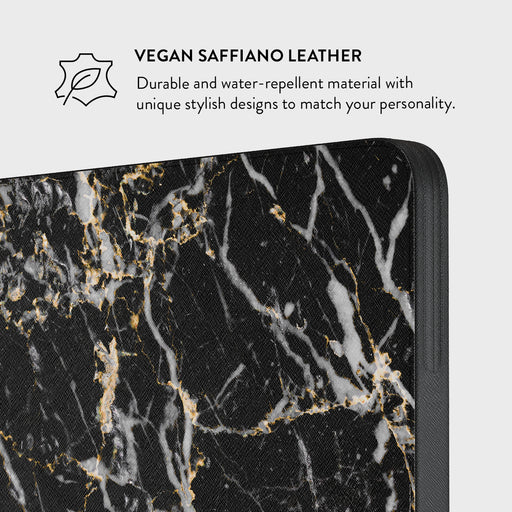 Make A Wish - Gold Marble Laptop Sleeve 6