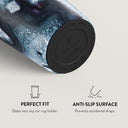 Frozen Lake - Gray Marble Travel Mug 12