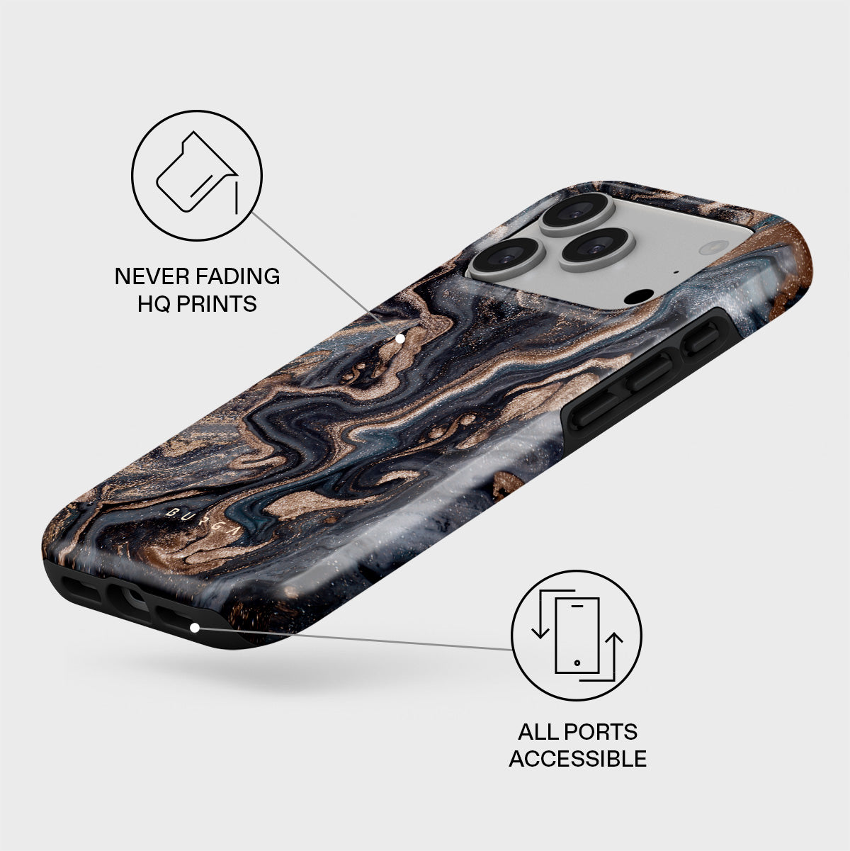 Enchanted Mirror - Marble iPhone 17 Pro Case | BURGA