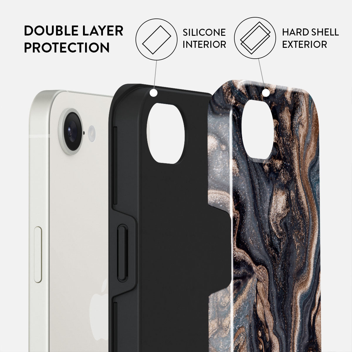 Enchanted Mirror - Marble iPhone 16e Case | BURGA