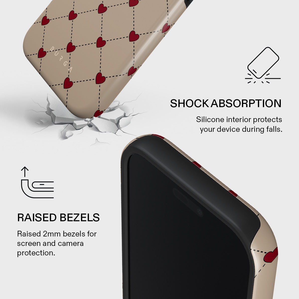 BURGA iPhone17Pro スマホケース ブルガ Love Letter Love Letter - iPhone 17 Pro Case | BURGA