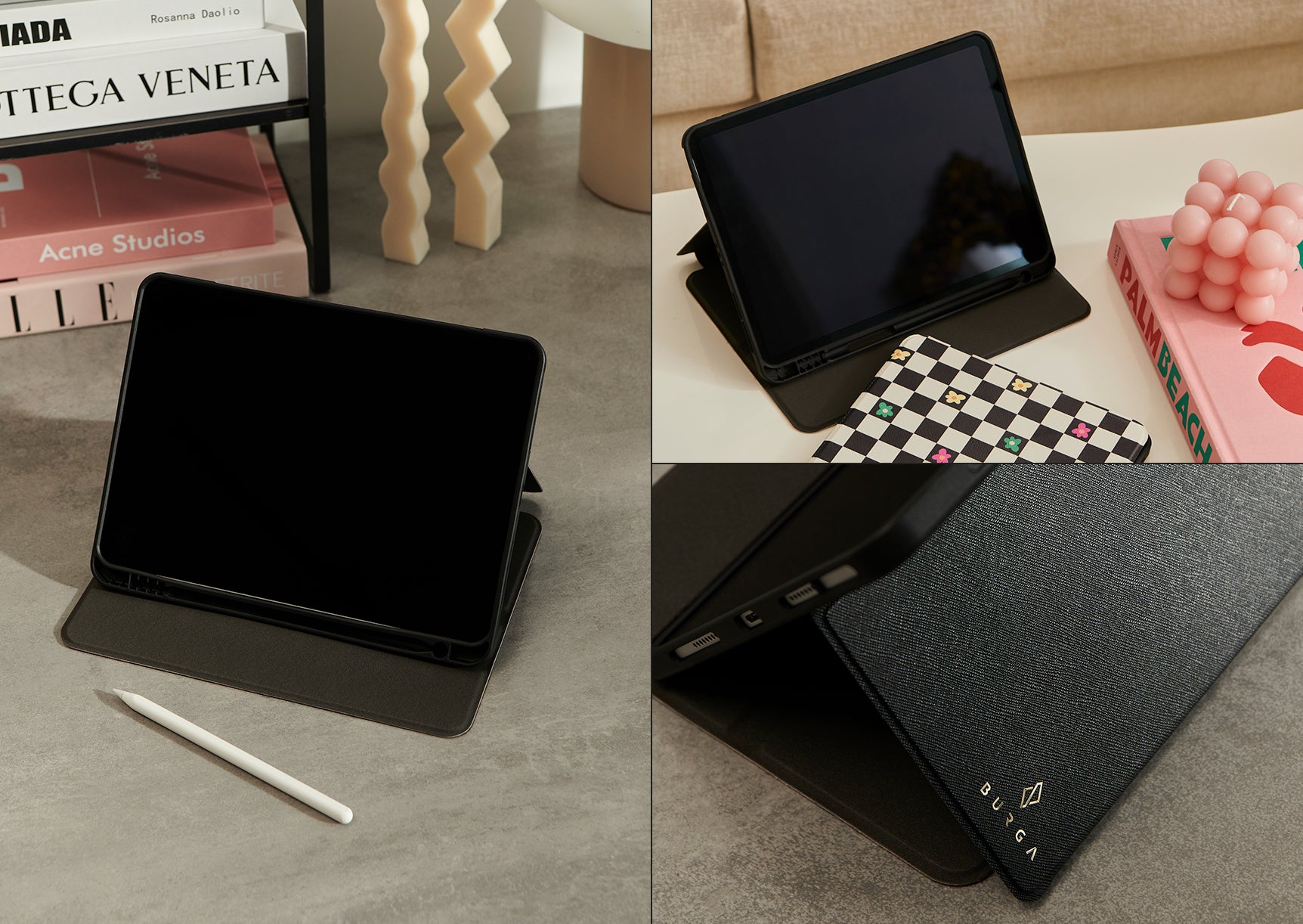 Almond Latte Cute iPad Pro (6th/5th Gen) Case BURGA