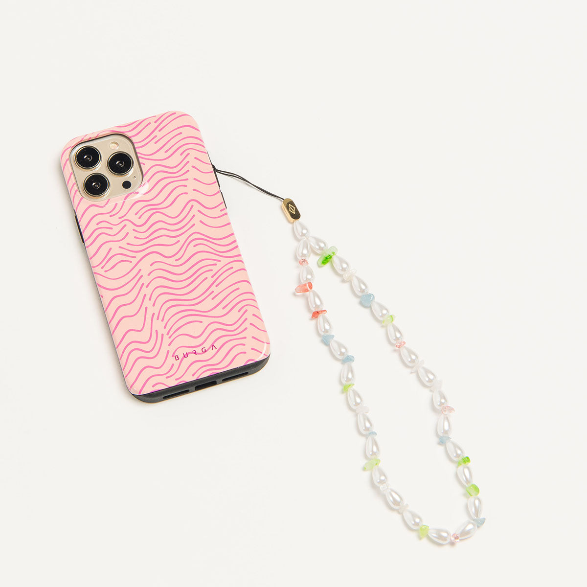 Snow Cone - Colorful Pearl Phone Charm Snow Cone - Colorful Pearl Phone Charm