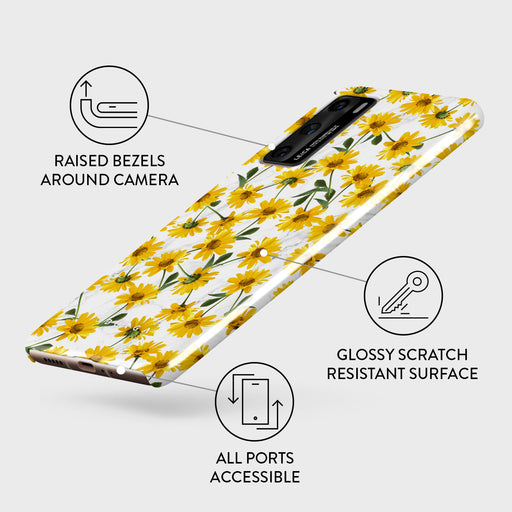 Summer Scent - Yellow Flower Huawei P40 Case 3