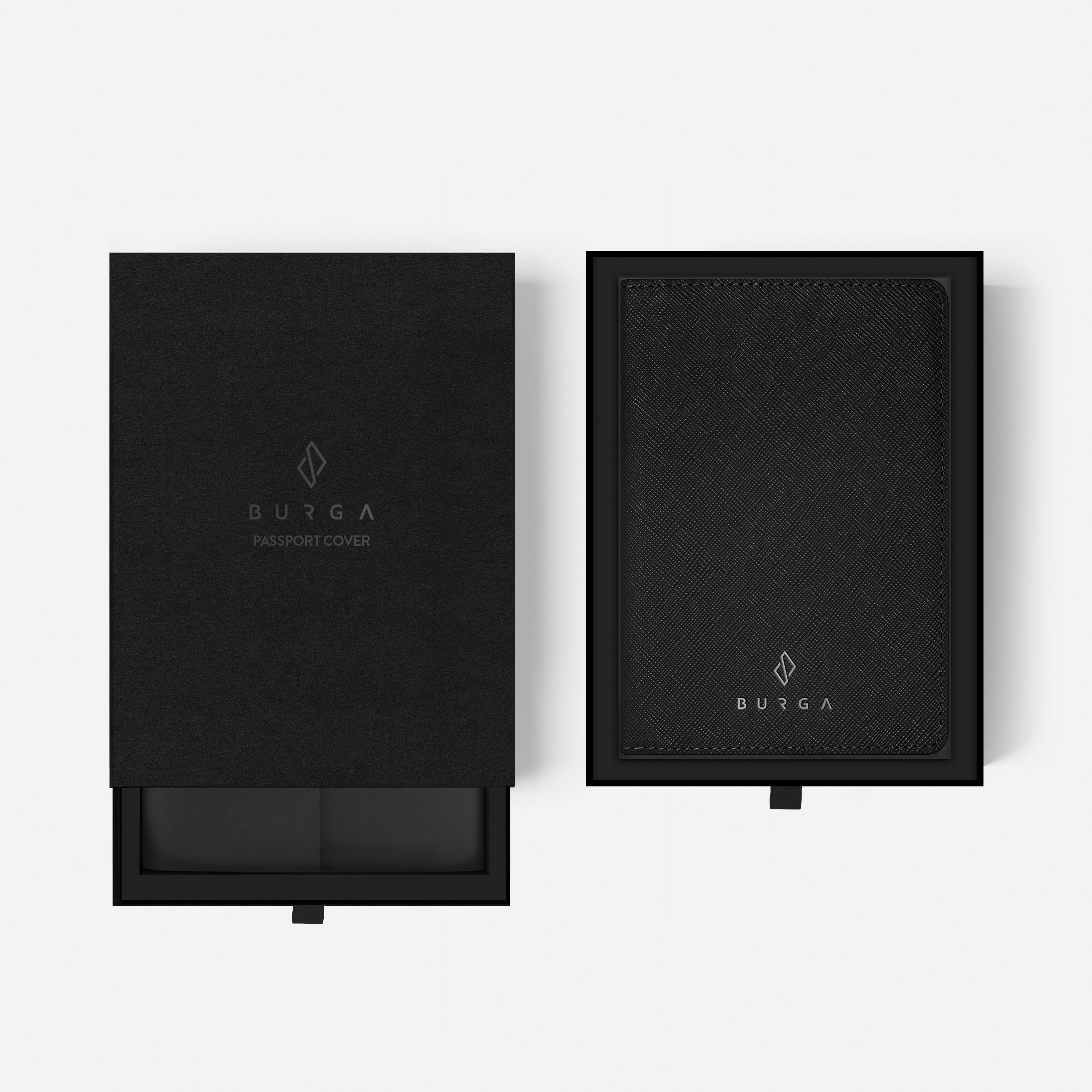 Saffiano Leather Passport Holder Case | BURGA